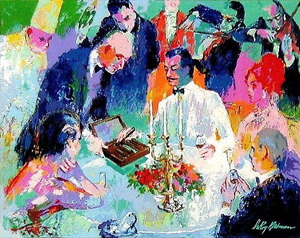 Leroy Neiman Wine, Women and Cigars